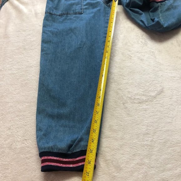 NEON Blonde Cotton Utility Boiler Denim Jumpsuit Size Medium - Picture 15 of 16